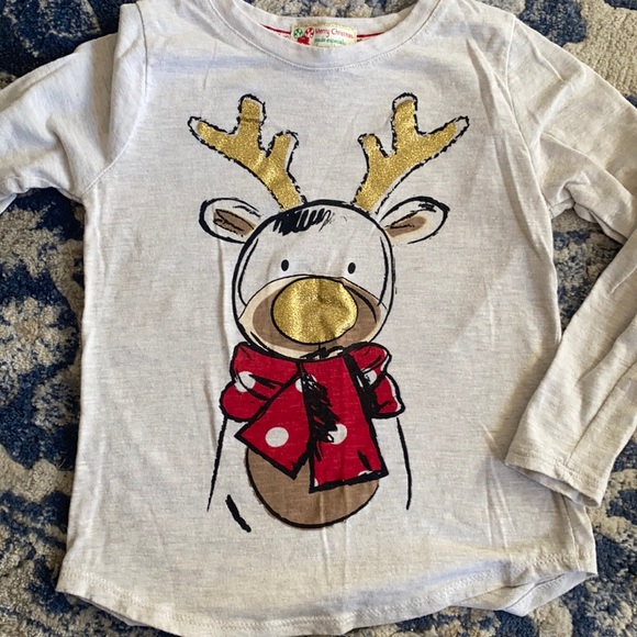 Poof Girl Other - Christmas reindeer long sleeve
